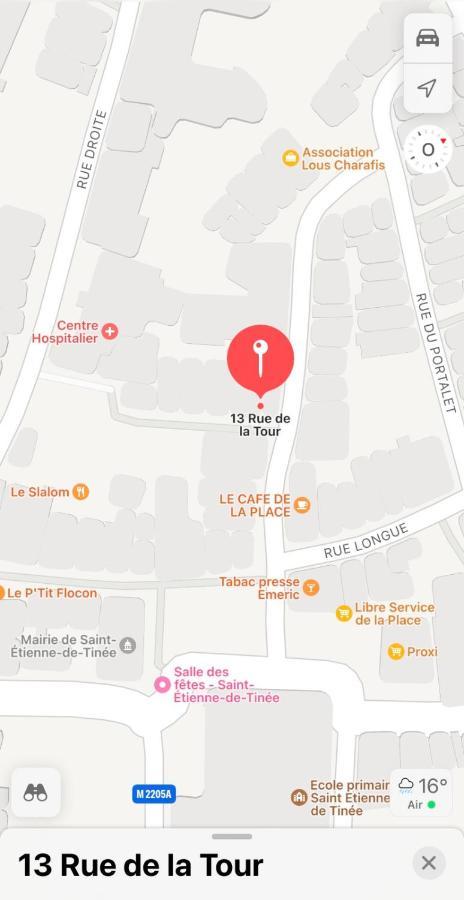 Studio Rdc La Tour Apartment Saint-Etienne-de-Tinee Ngoại thất bức ảnh